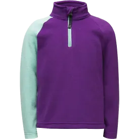 Girls' Speed Fleece Zip T-Neck