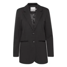 ICHI Black Recycled Polyester Suits & Blazer