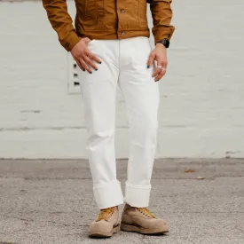 Iron Heart IH-777-WT 13.5oz Denim Slim Tapered Cut Jeans White FINAL SALE