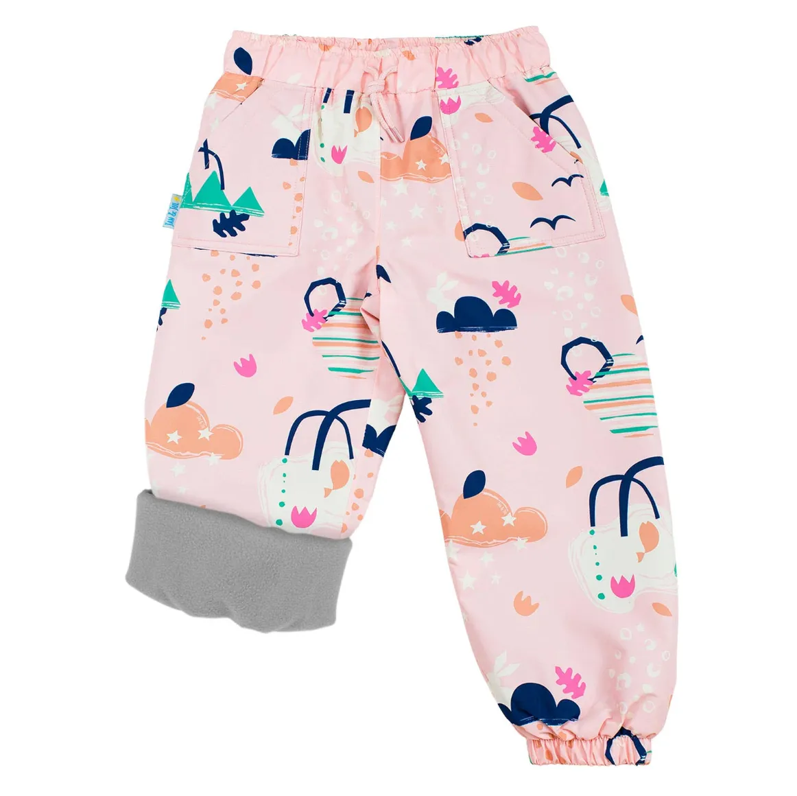 Kids Fleece Lined Rain & Snow Pants