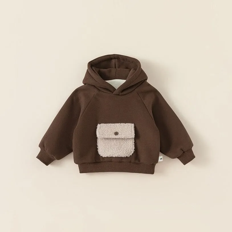 Large Pocket Fleece-Lined Hoodie