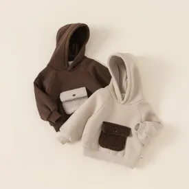 Large Pocket Fleece-Lined Hoodie