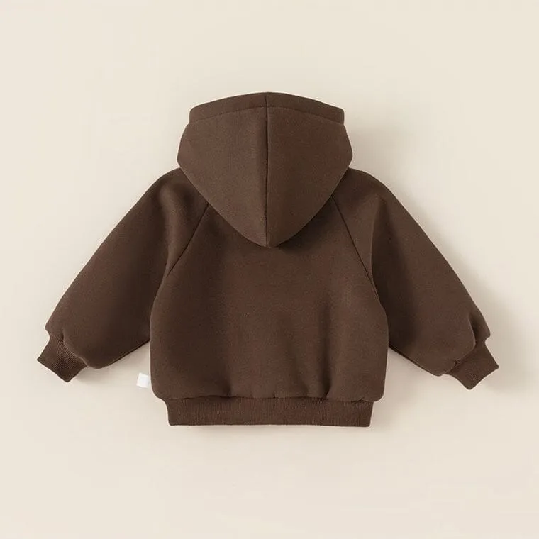 Large Pocket Fleece-Lined Hoodie