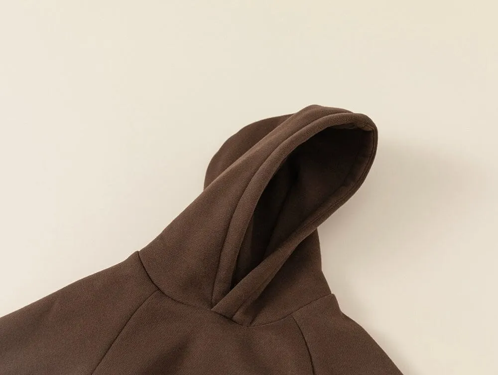 Large Pocket Fleece-Lined Hoodie