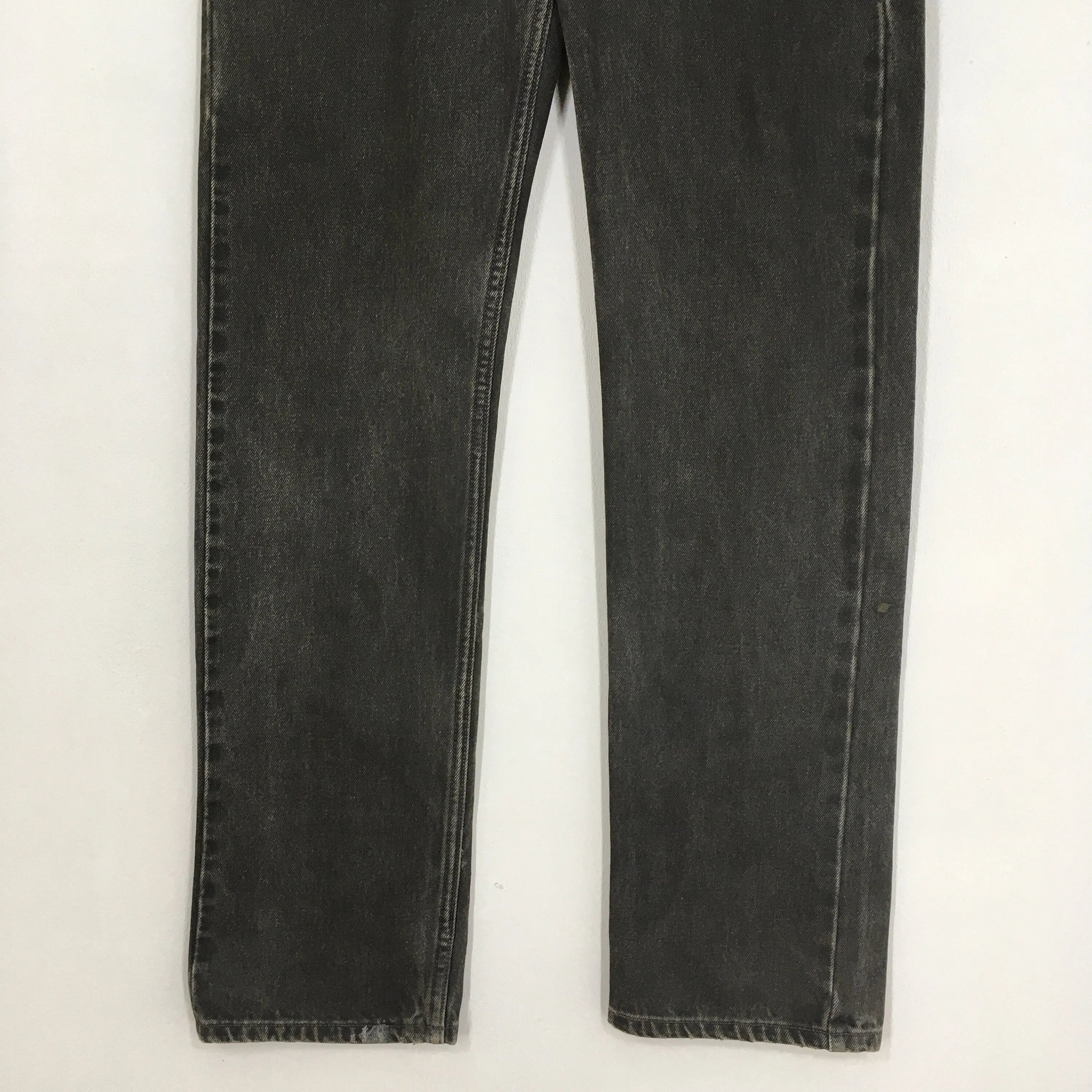 Levi's 505 Faded Black High Waisted Jeans Size 29x33