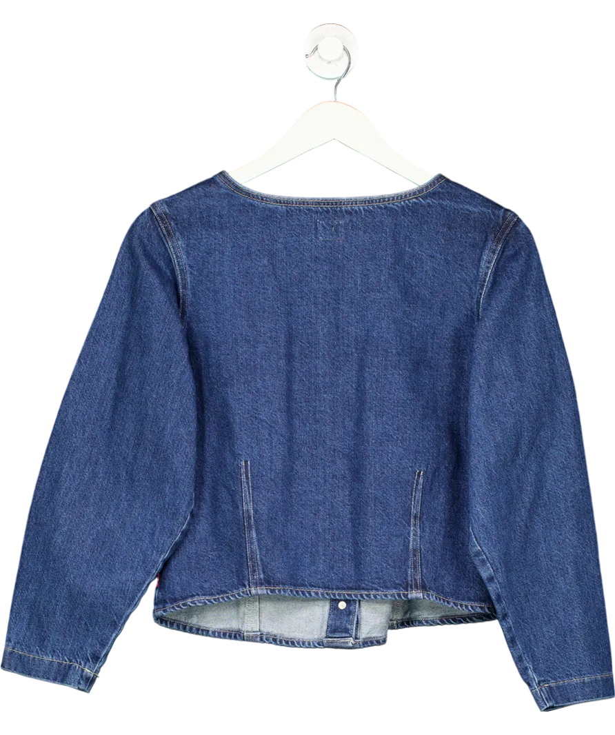 levis Blue Milo Denim Blouse UK L
