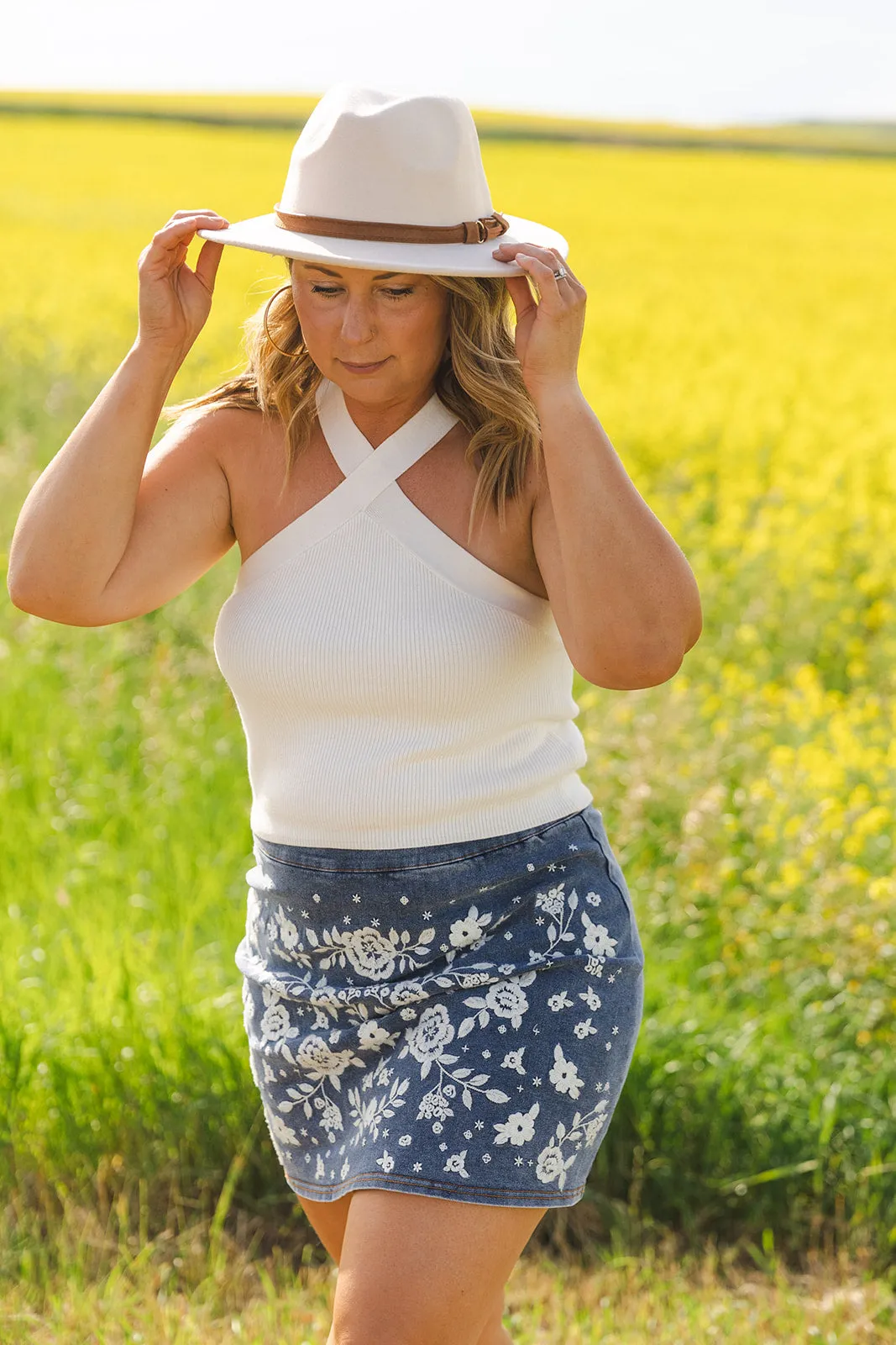 Lily Denim Mini Skirt
