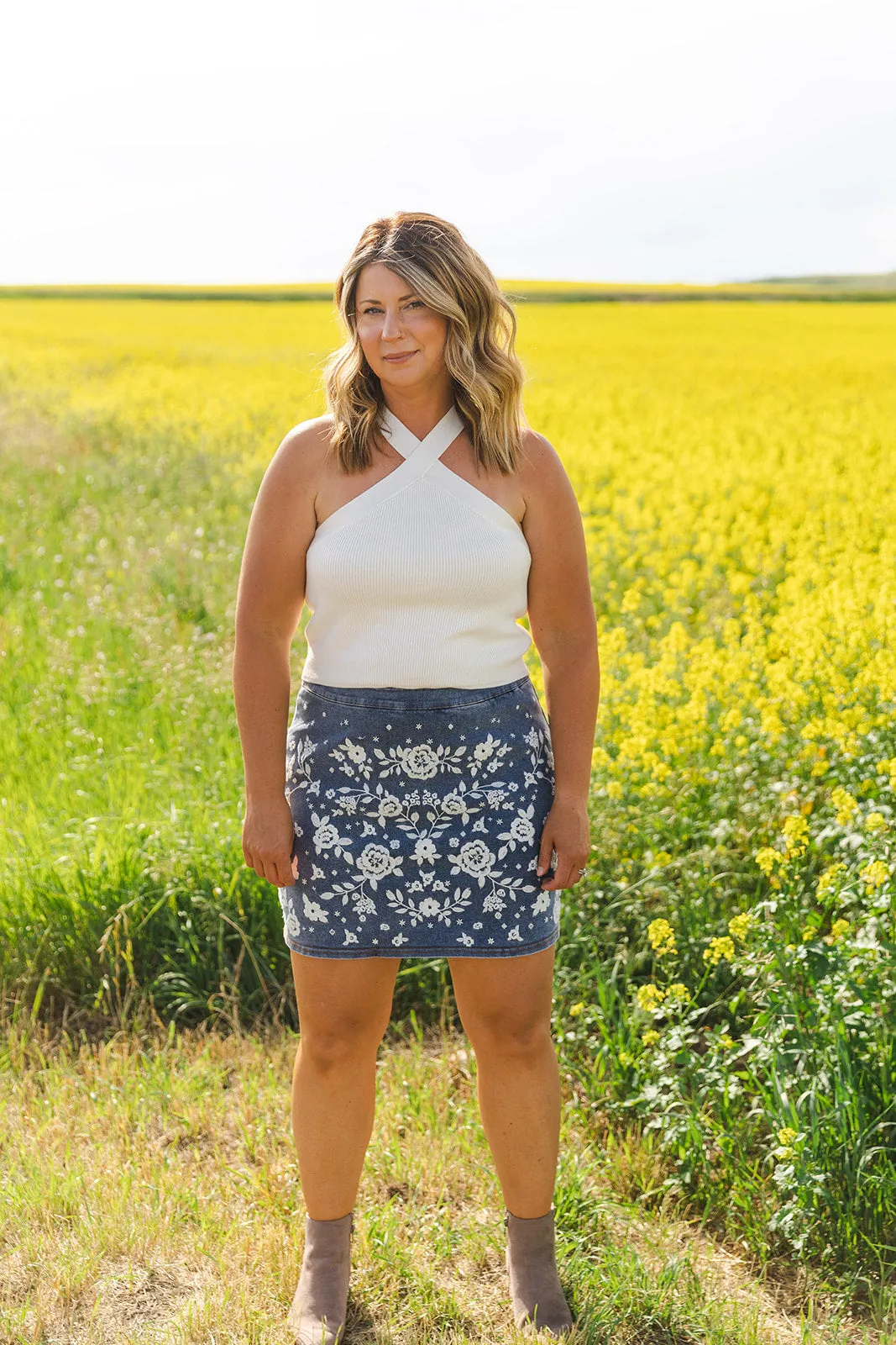 Lily Denim Mini Skirt
