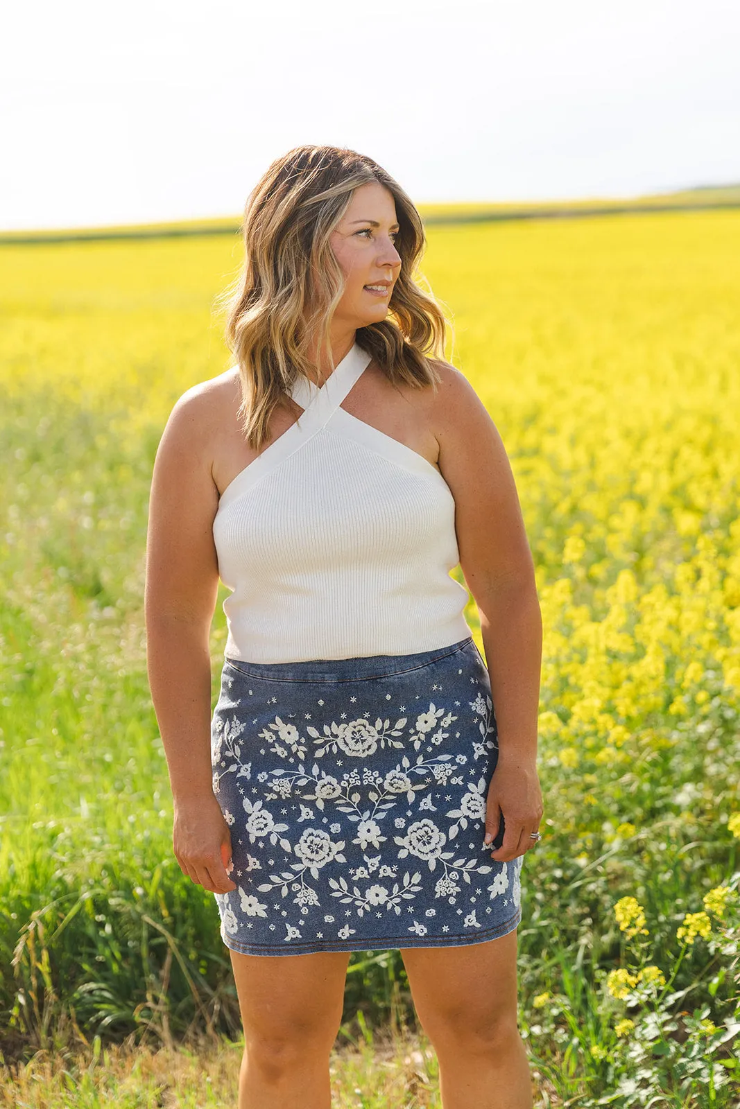 Lily Denim Mini Skirt