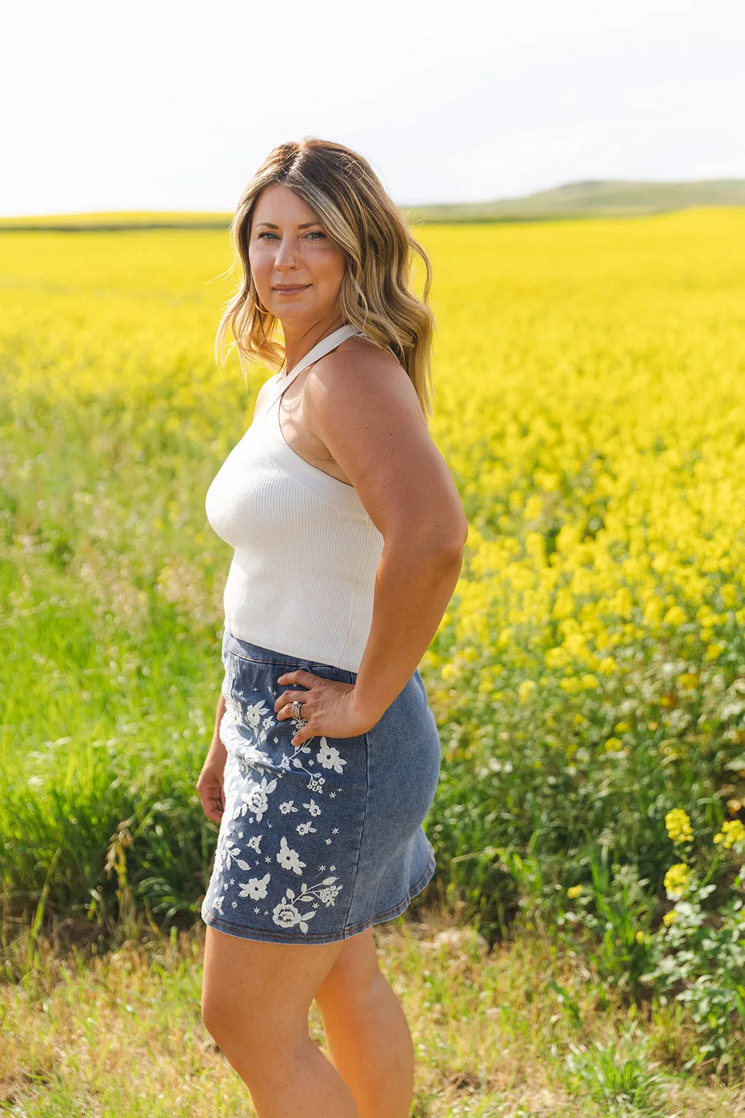 Lily Denim Mini Skirt
