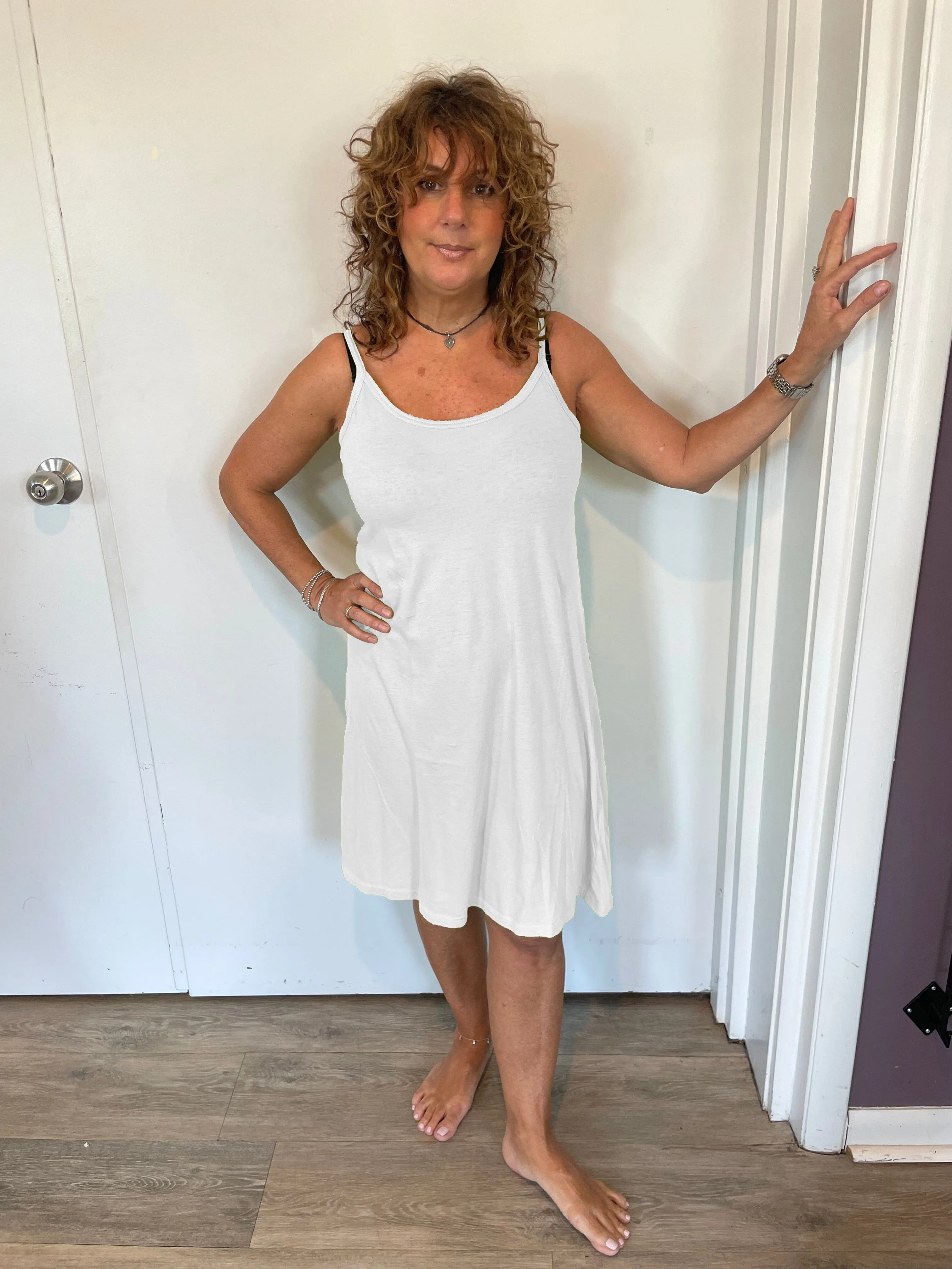 Lining Slip Dress