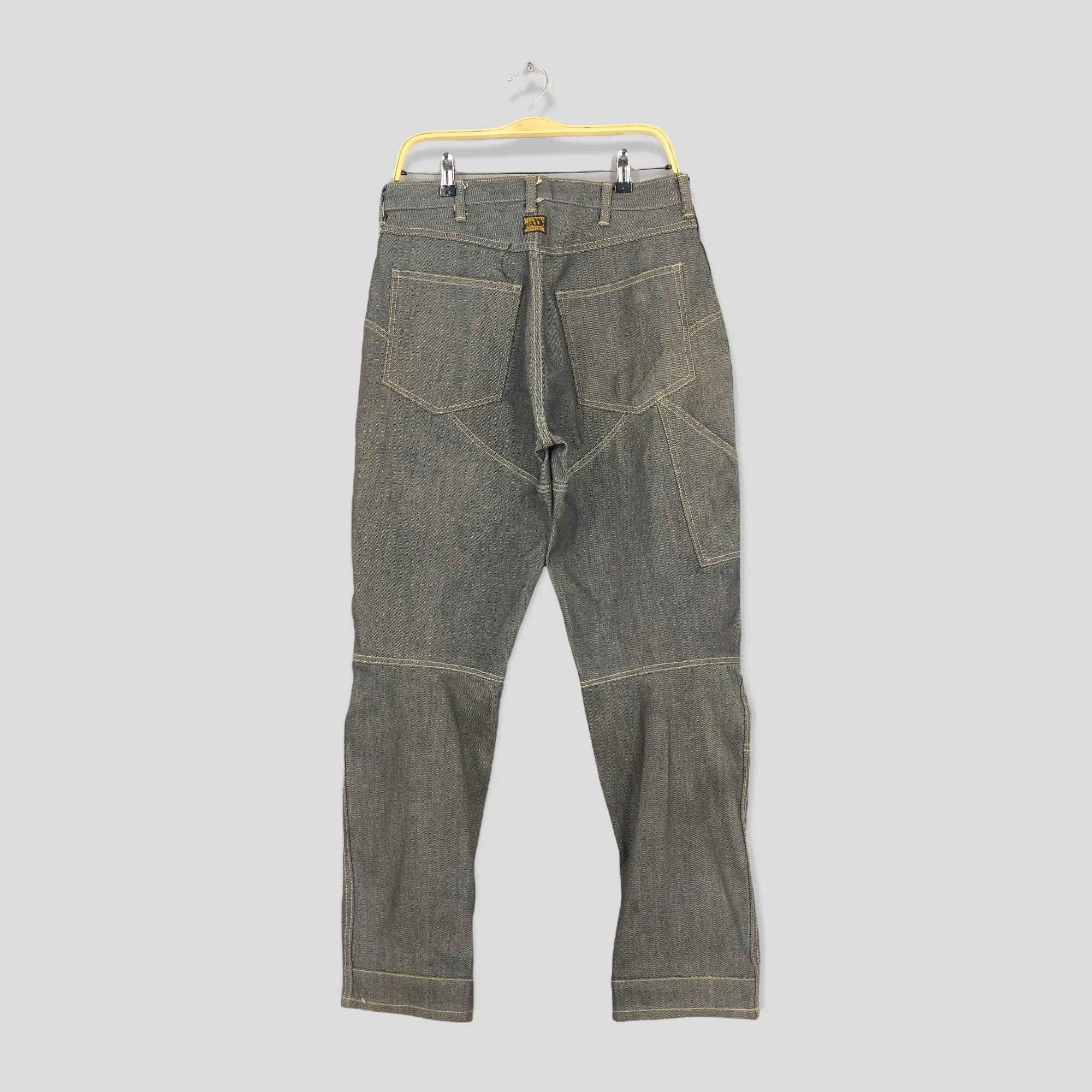 Mad Hectic Denim Co Japan Chore Cargo Pants Size 32x29