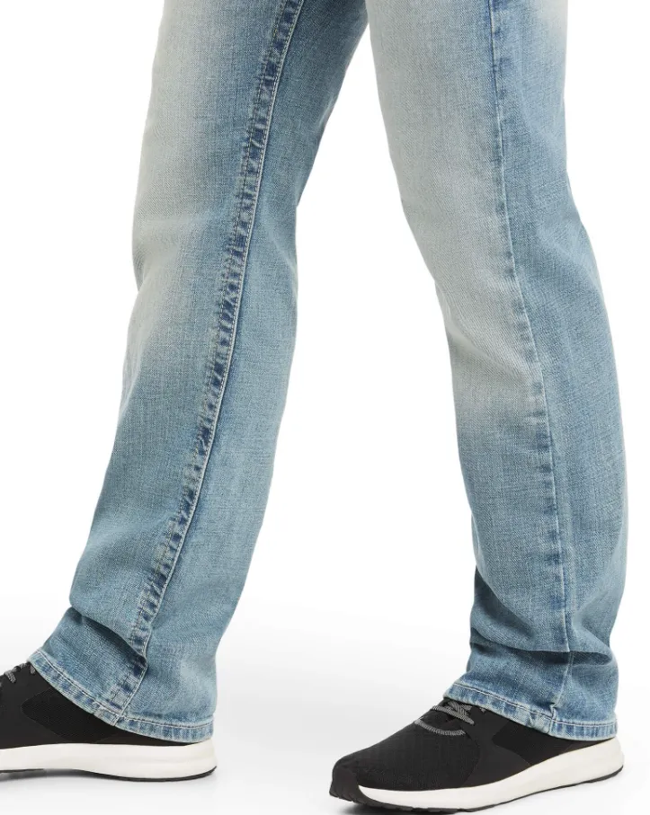 Men's Ariat 10031997 M7 Shasta Wash Stretch Stackable Stirling Pocket Straight Leg Jean
