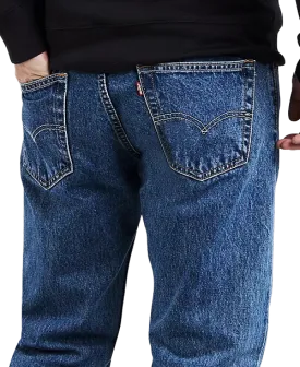 Men's Blue Levi's 505 Jeans Regular-Fit
