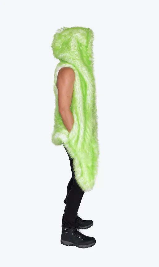 Men's Desert Warrior Vest in "Just the Tip Lime Green"