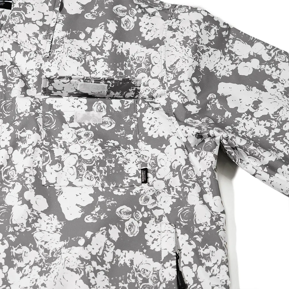 MF COLLAR NECK JACKET MONO FLOWER
