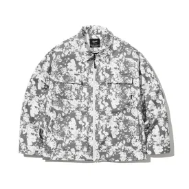 MF COLLAR NECK JACKET MONO FLOWER