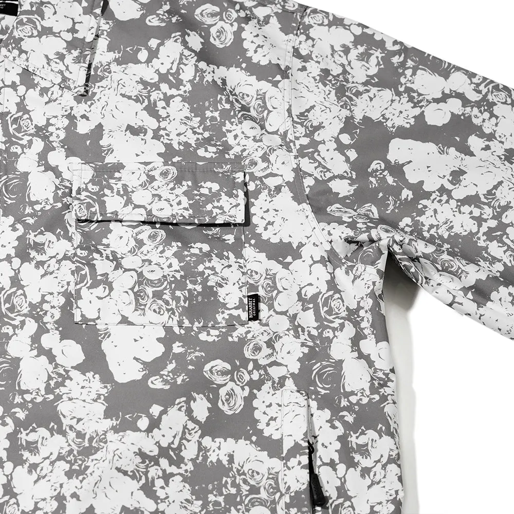MF COLLAR NECK JACKET MONO FLOWER