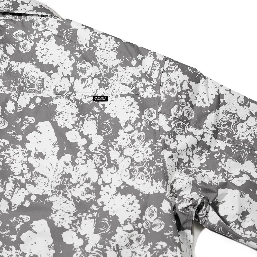 MF COLLAR NECK JACKET MONO FLOWER