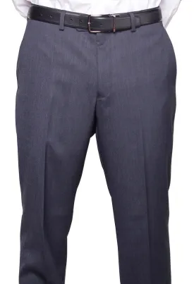 Michael Kors Men's Modern Blue Non Pleated Regular Fit Dress Pants - XQX0010