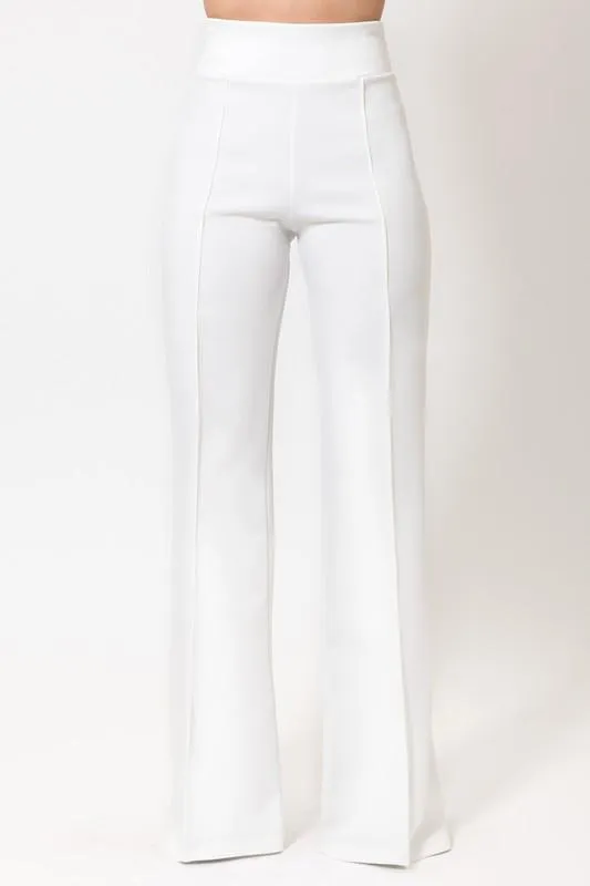 MIMI HIGH WAISTED PANT- WHITE