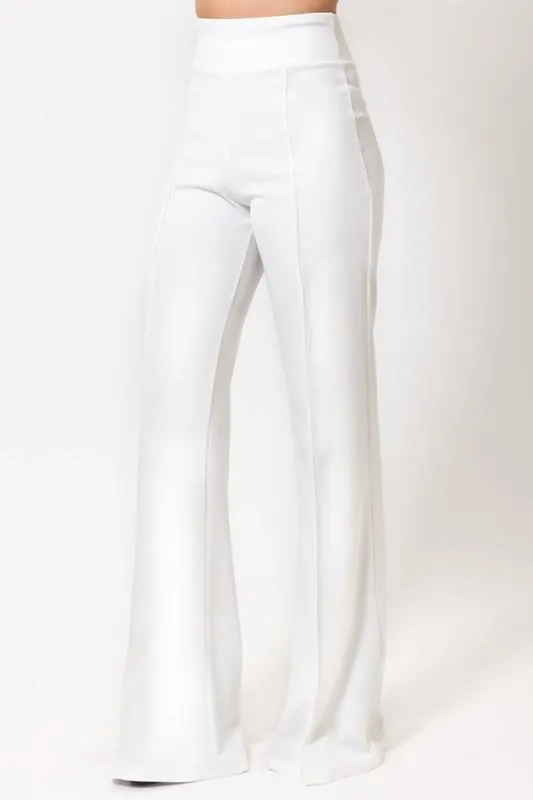 MIMI HIGH WAISTED PANT- WHITE
