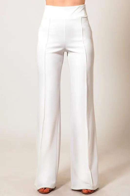 MIMI HIGH WAISTED PANT- WHITE