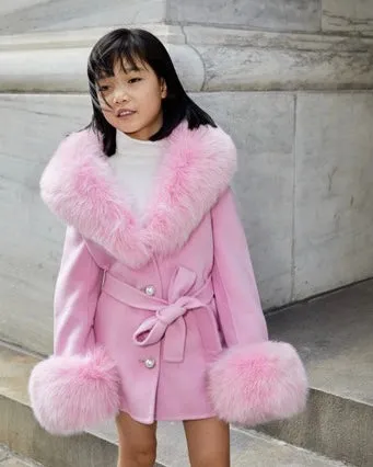 Mini Jojo Cashmere Fur Coat