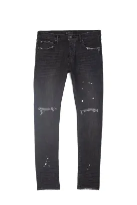 P001 - (BOS) Black Overspray Jeans