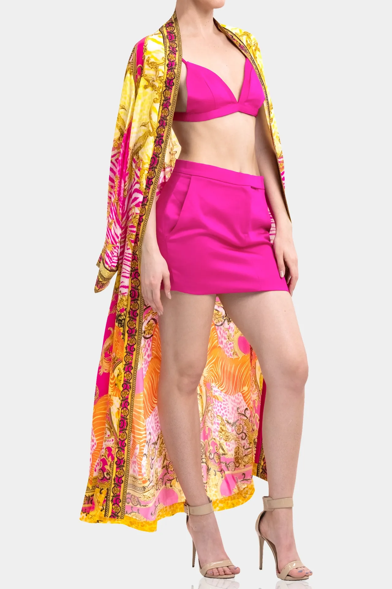 Pink Mini Skirt for Women