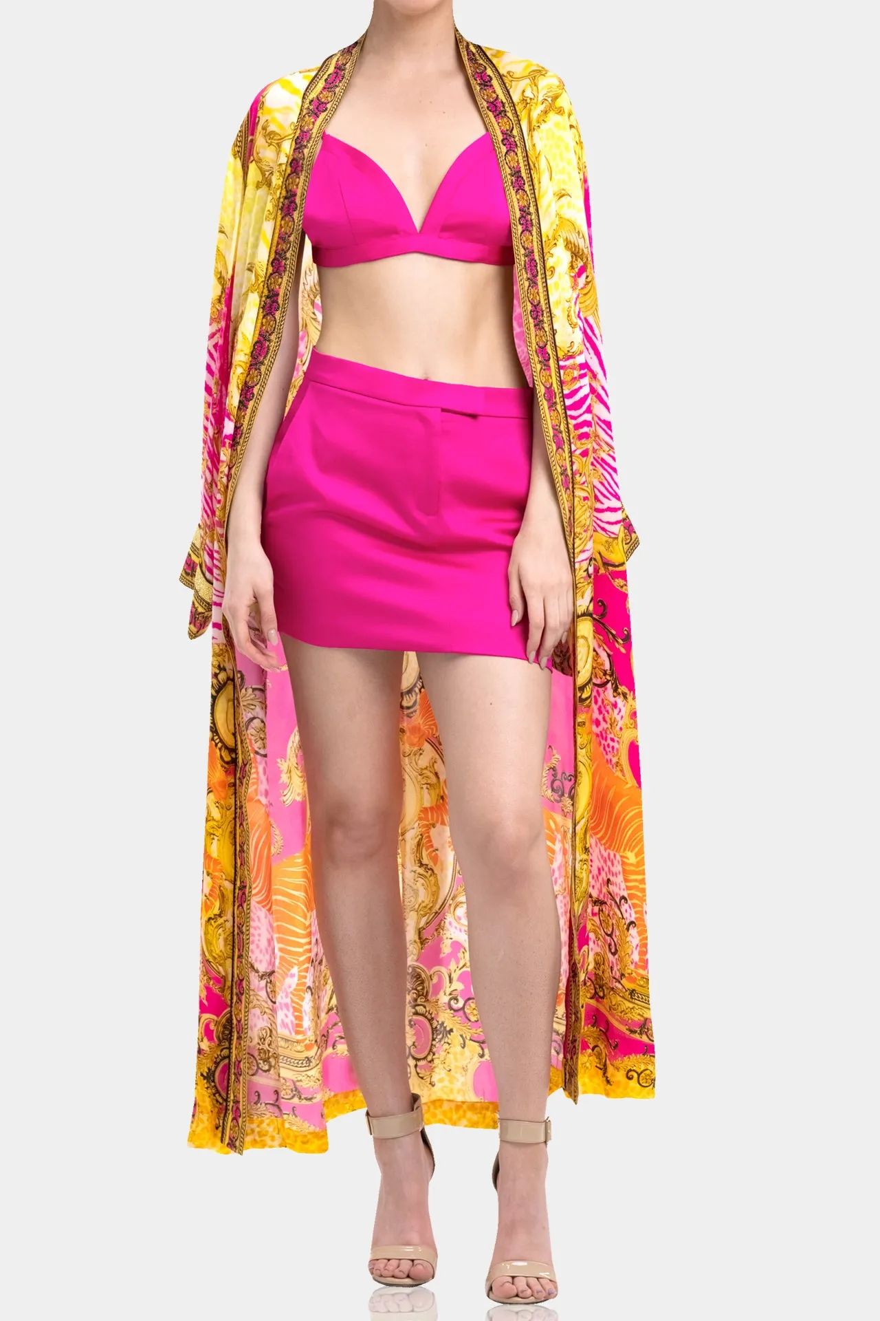 Pink Mini Skirt for Women