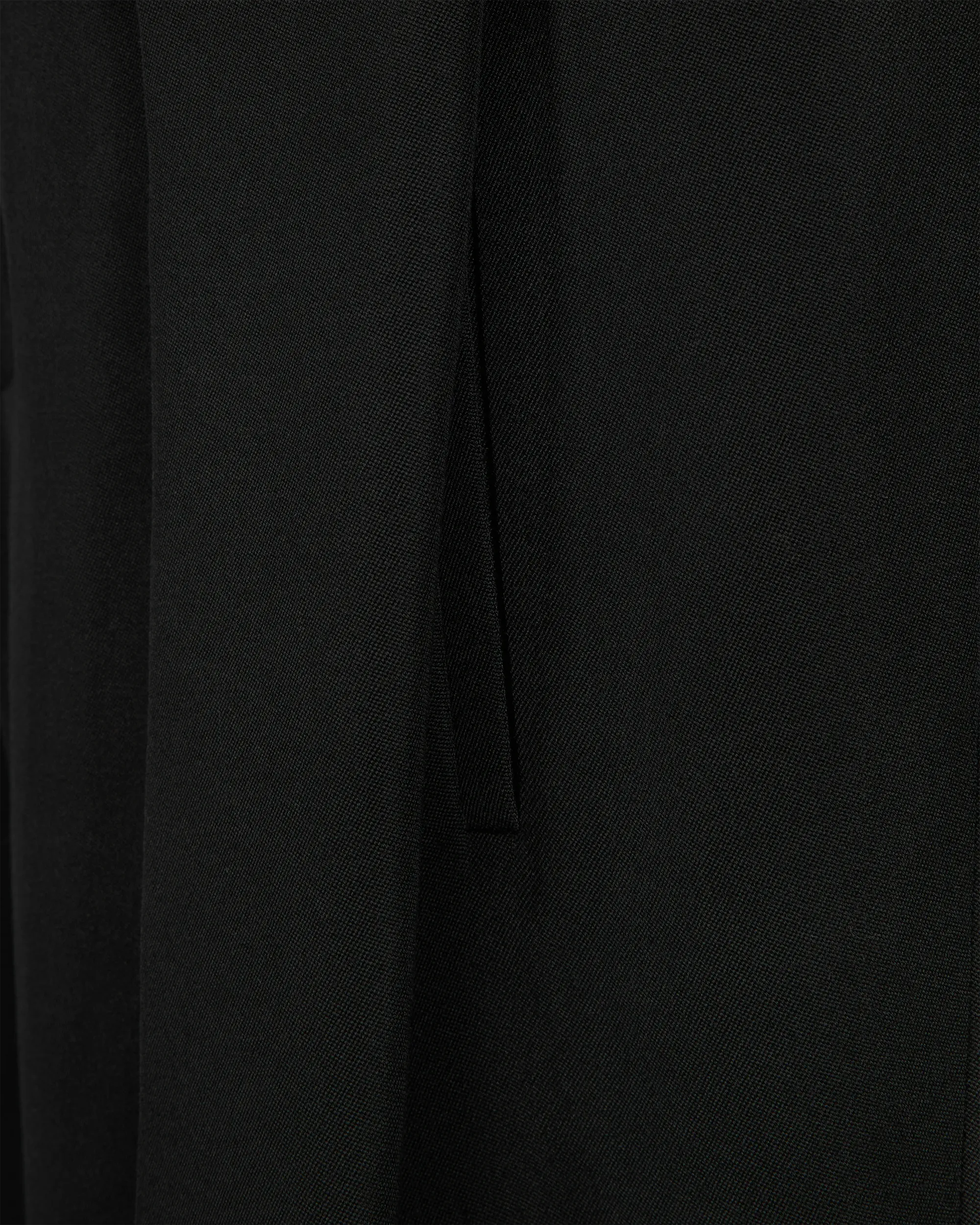 Pleated Grain De Poudre Trousers