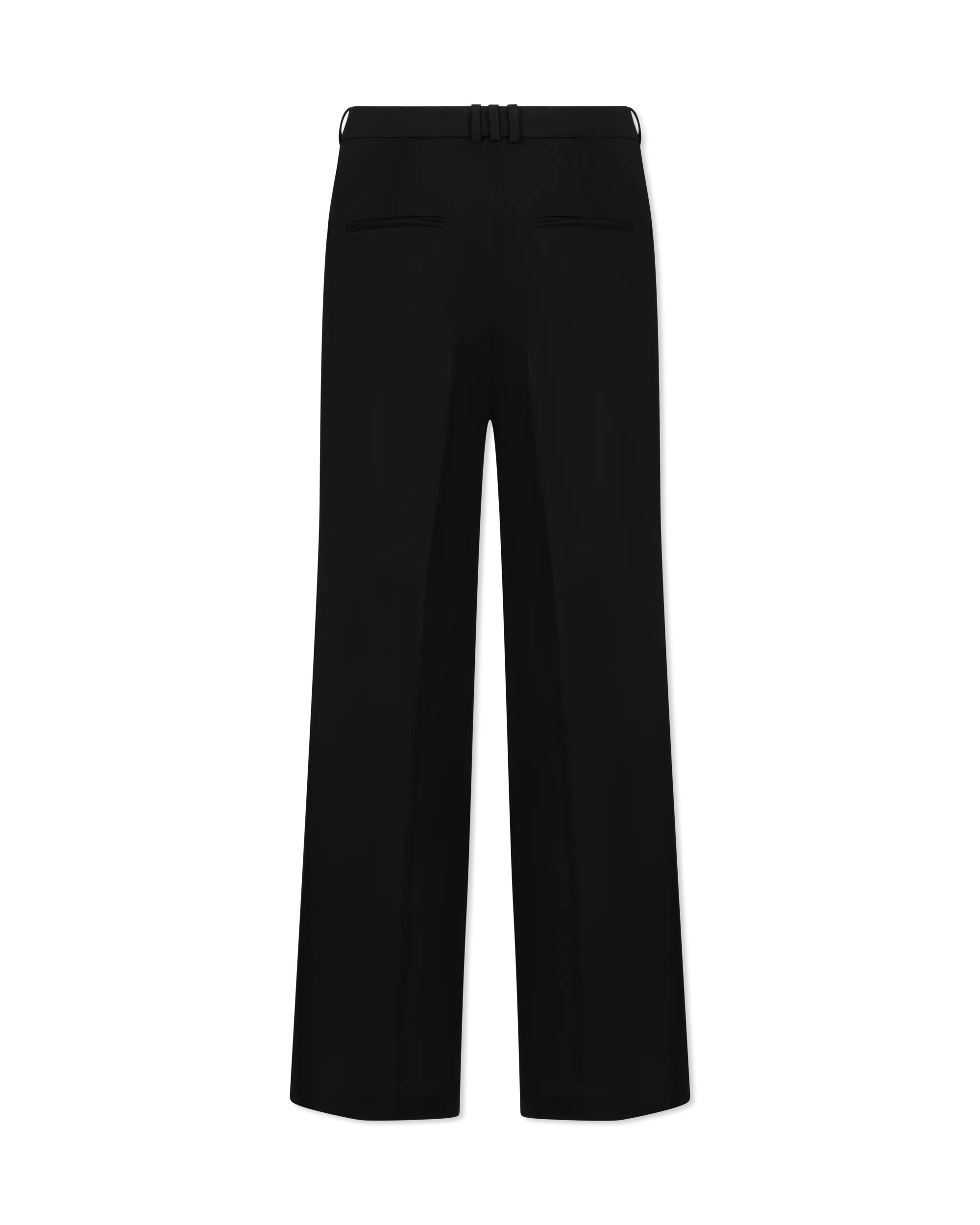 Pleated Grain De Poudre Trousers