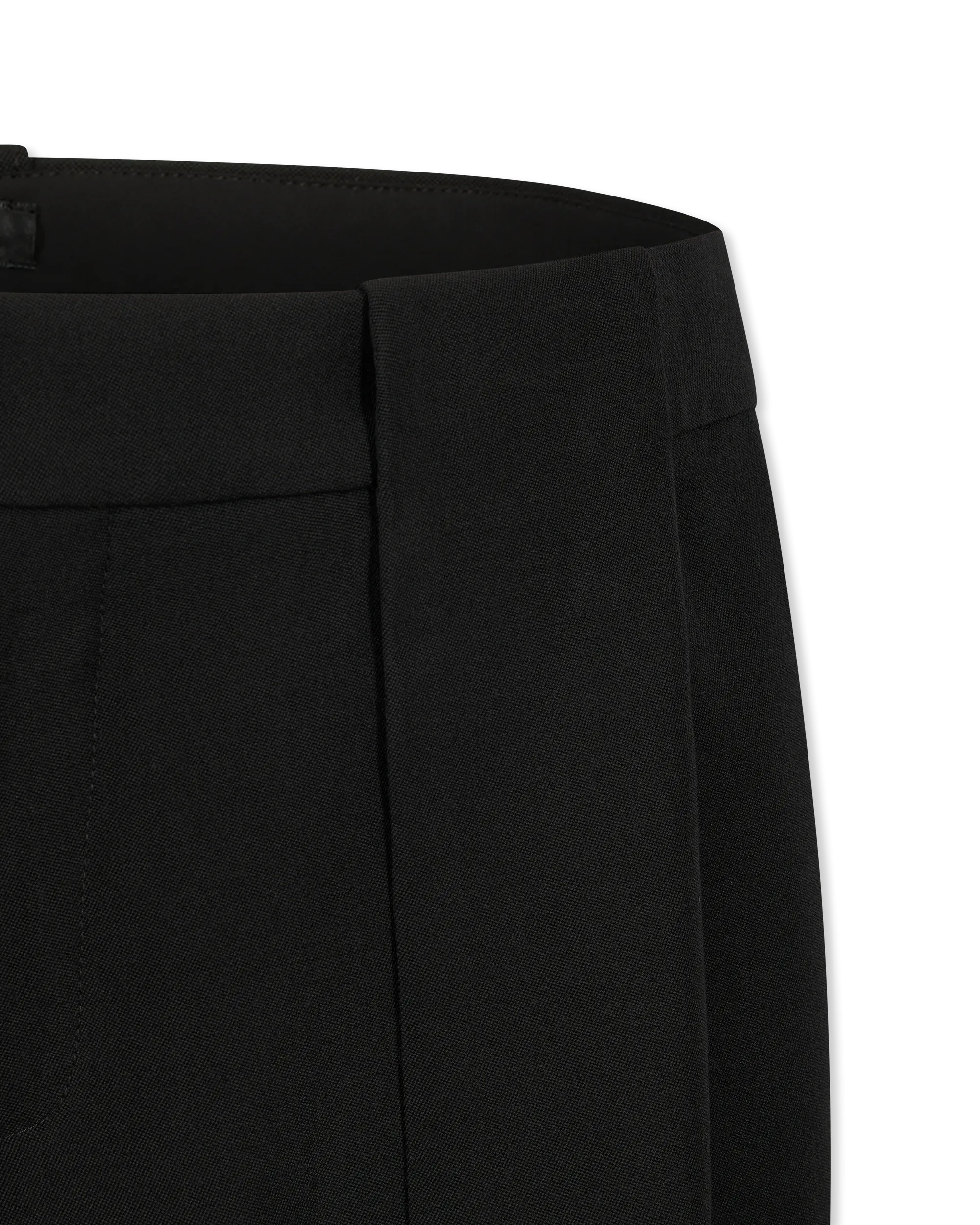Pleated Grain De Poudre Trousers
