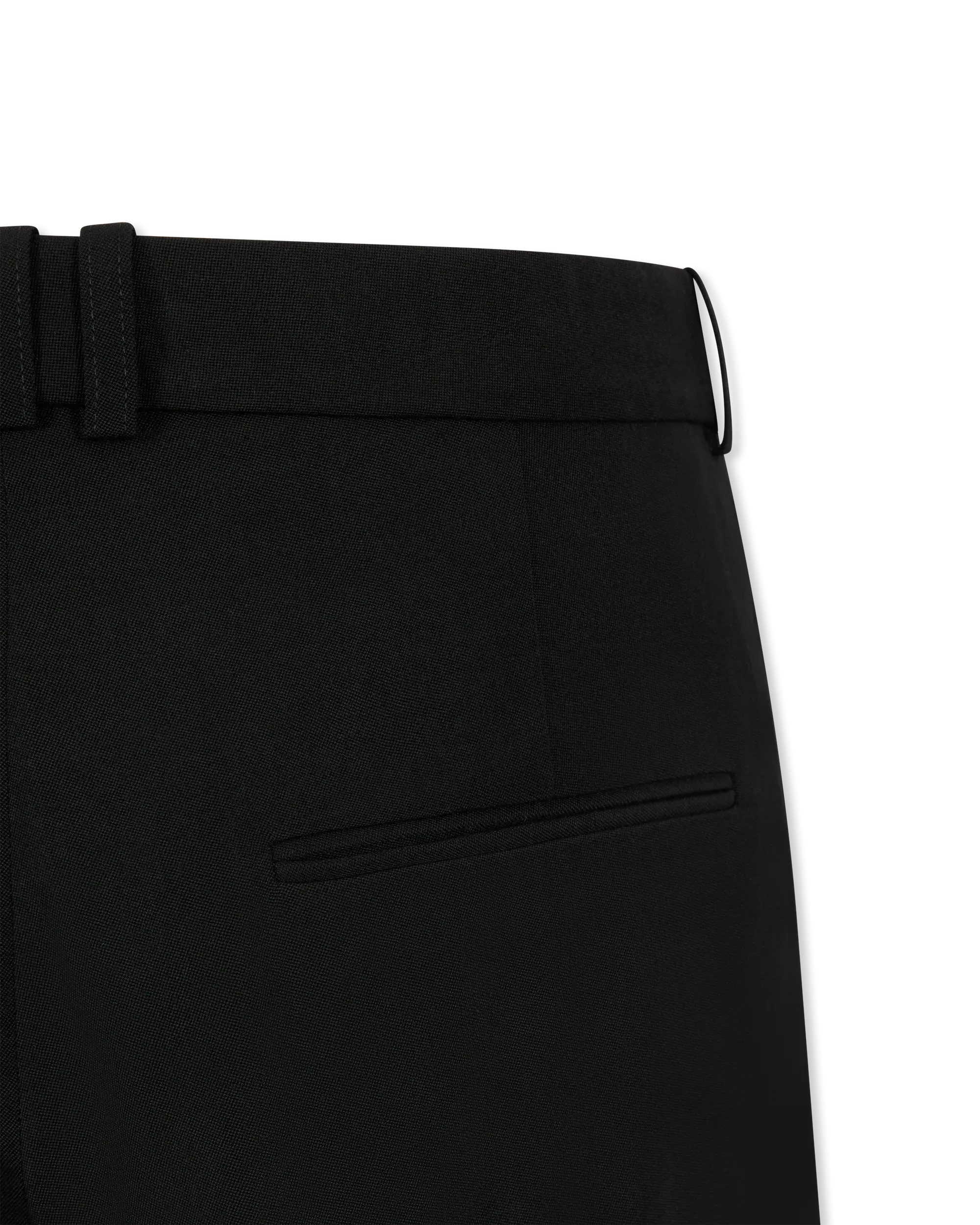 Pleated Grain De Poudre Trousers