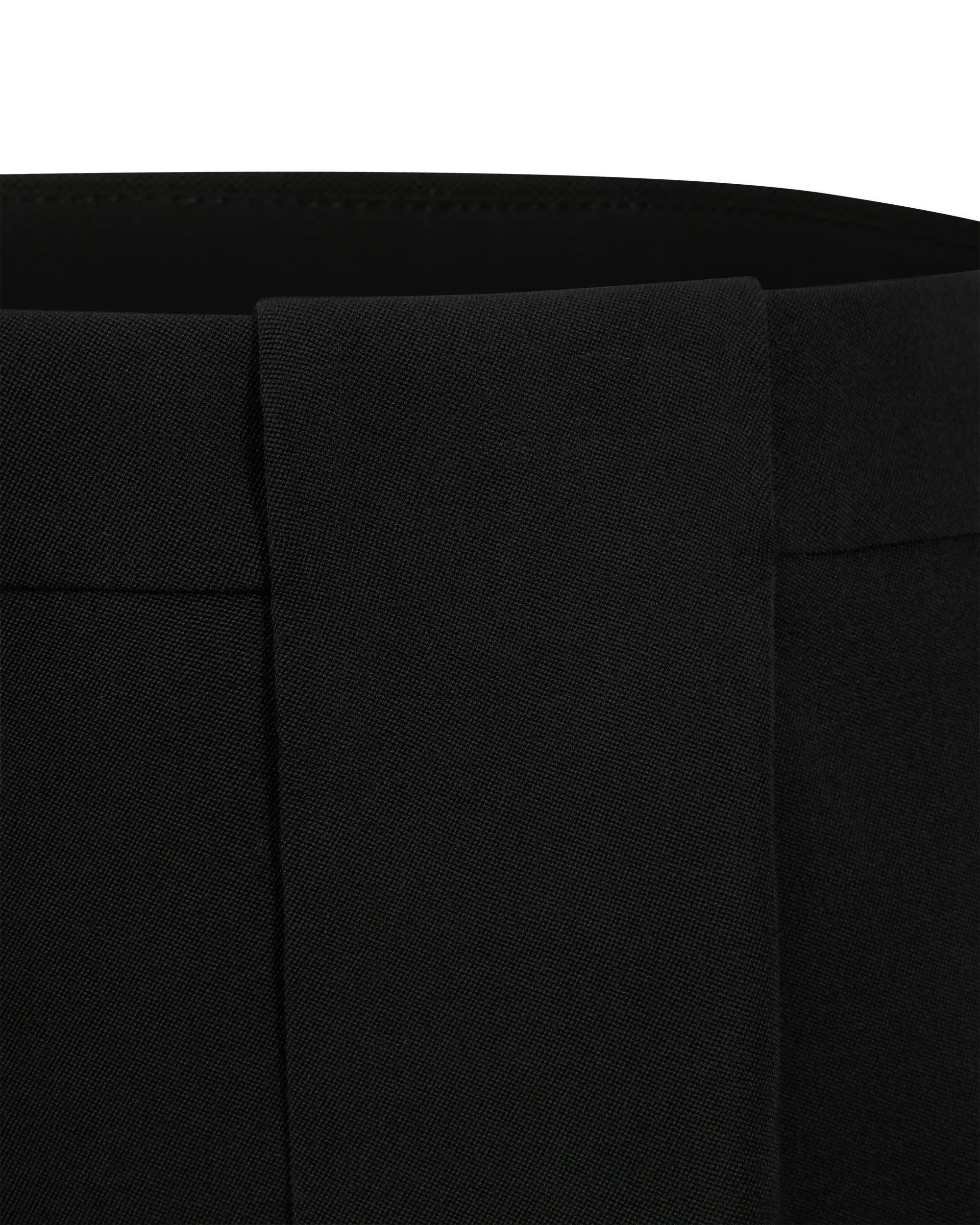 Pleated Grain De Poudre Trousers
