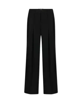 Pleated Grain De Poudre Trousers