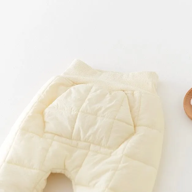 Poppy High-Waist Quilted Baby Pants