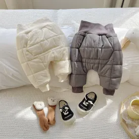 Poppy High-Waist Quilted Baby Pants