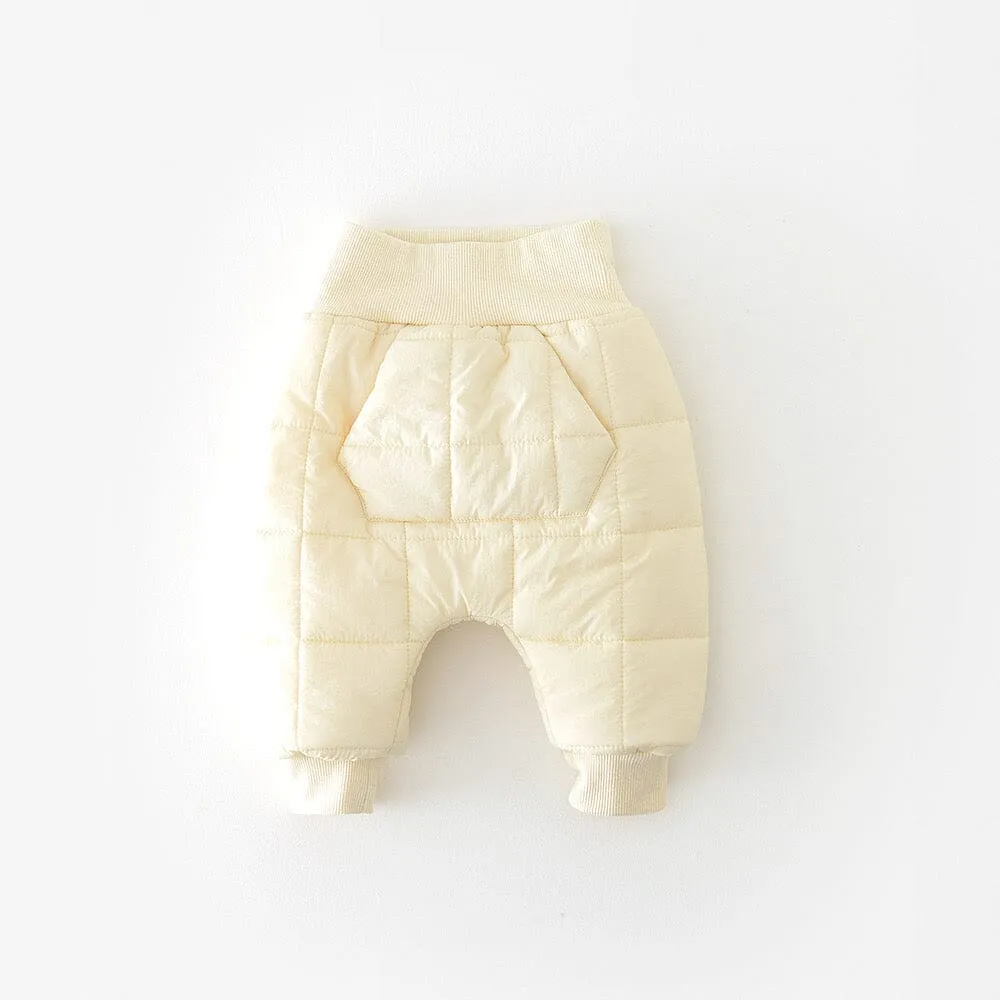 Poppy High-Waist Quilted Baby Pants