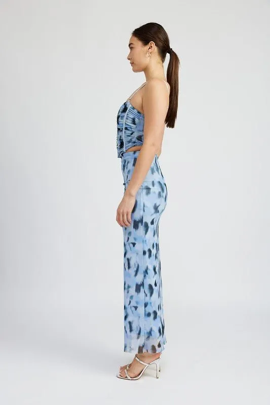 Printed Corset Top