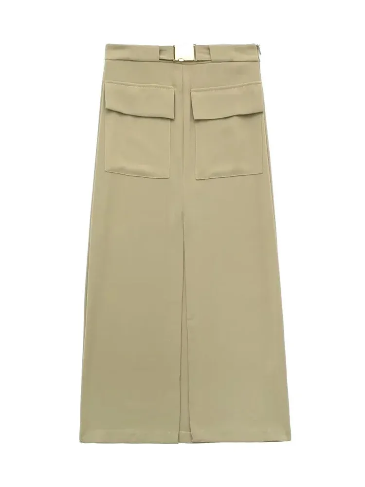 Rome midi skirt