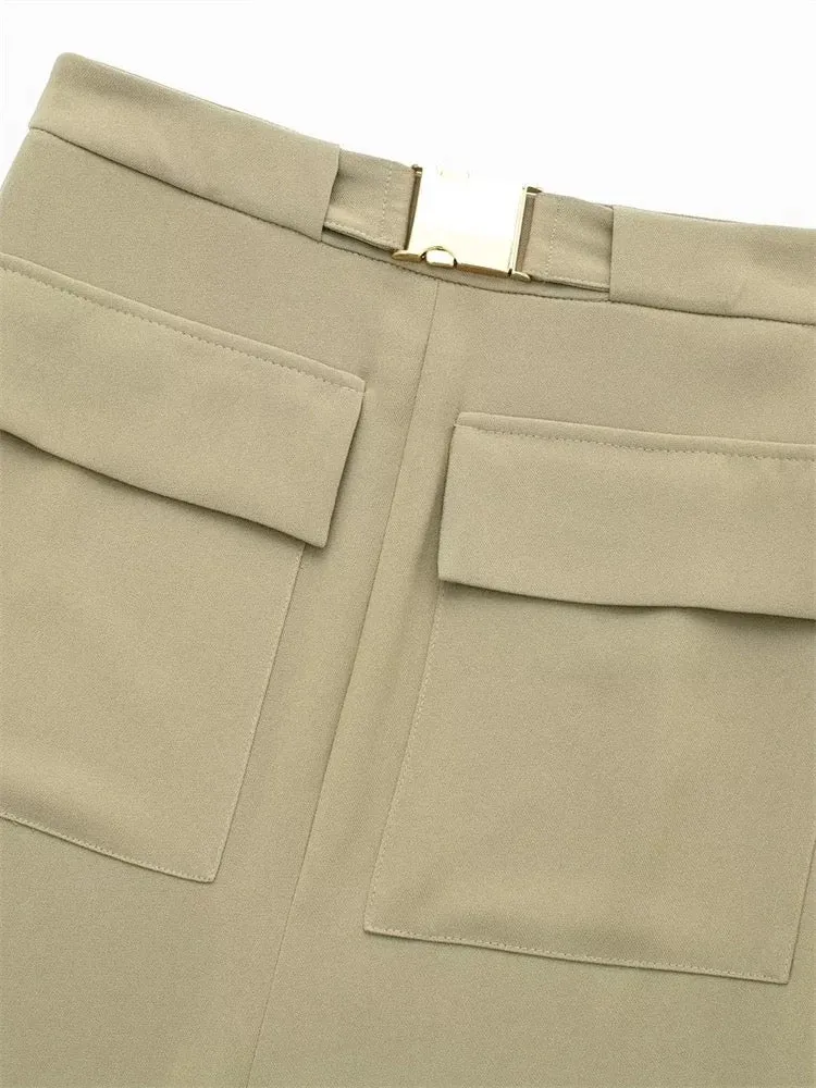 Rome midi skirt