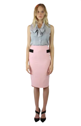 Rose Meets Noir Skirt