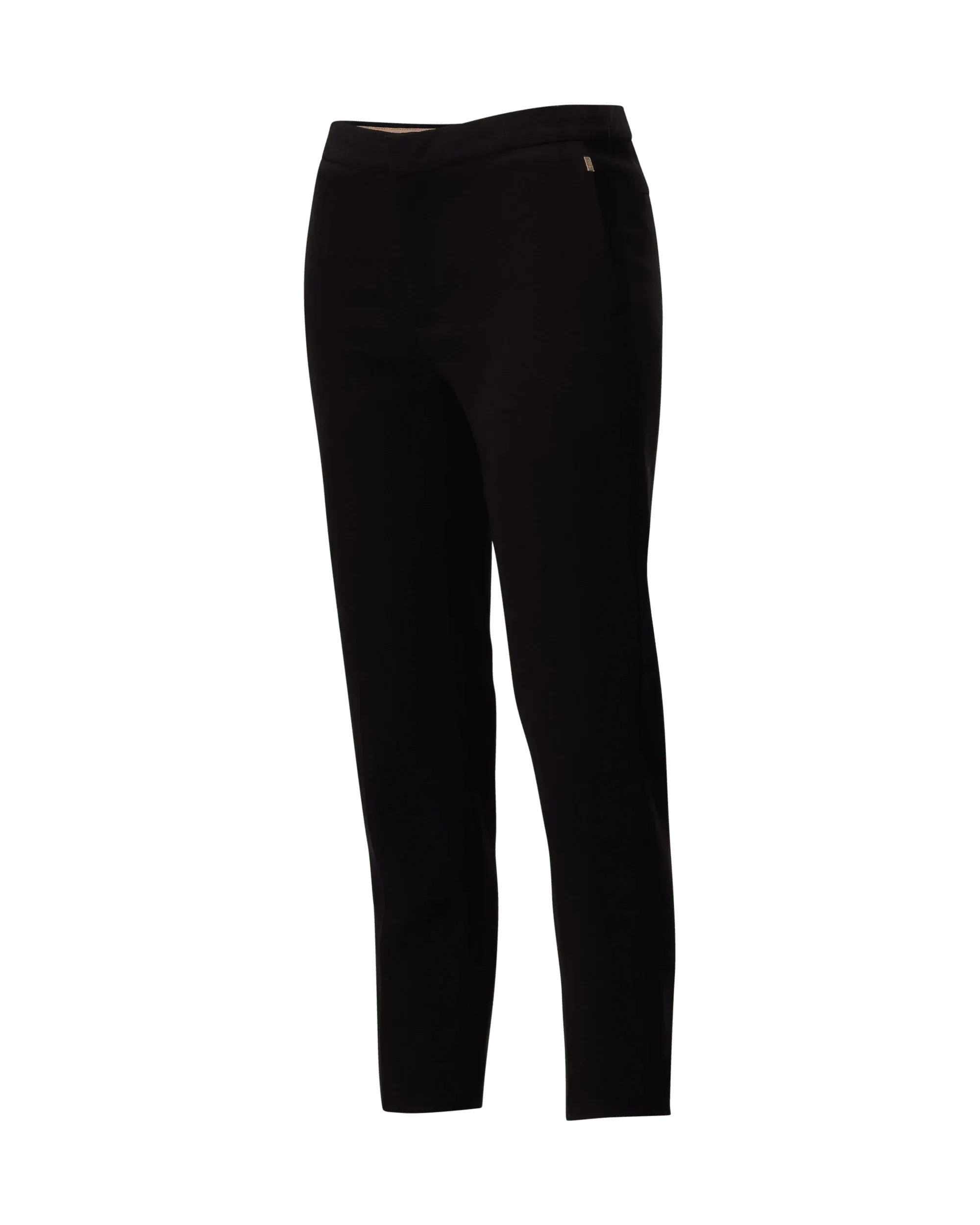 Satin-Back Crepe Pants