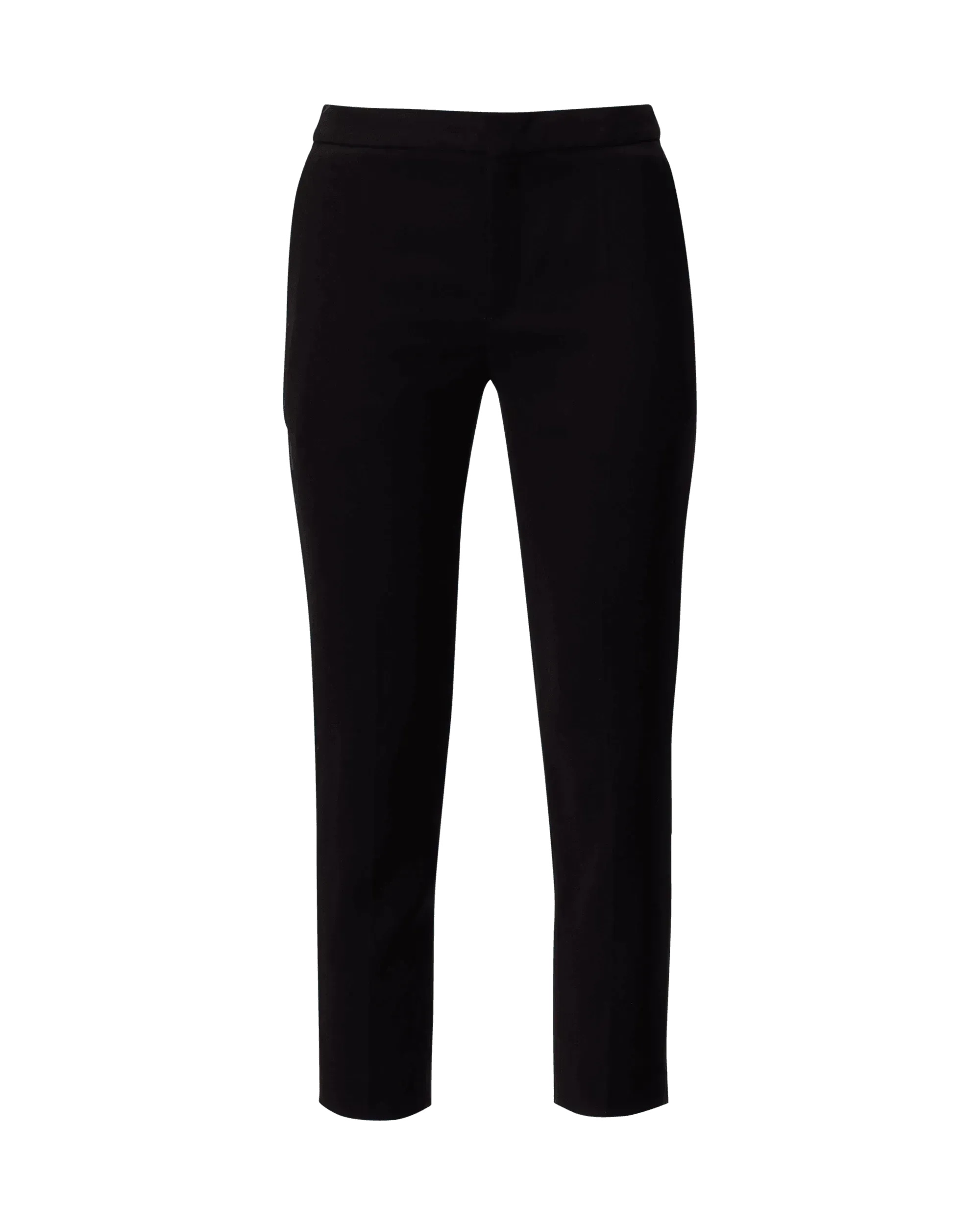 Satin-Back Crepe Pants