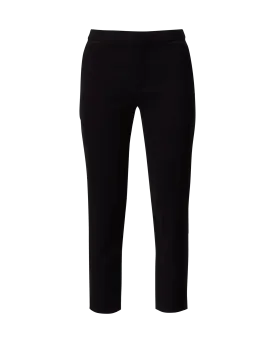 Satin-Back Crepe Pants