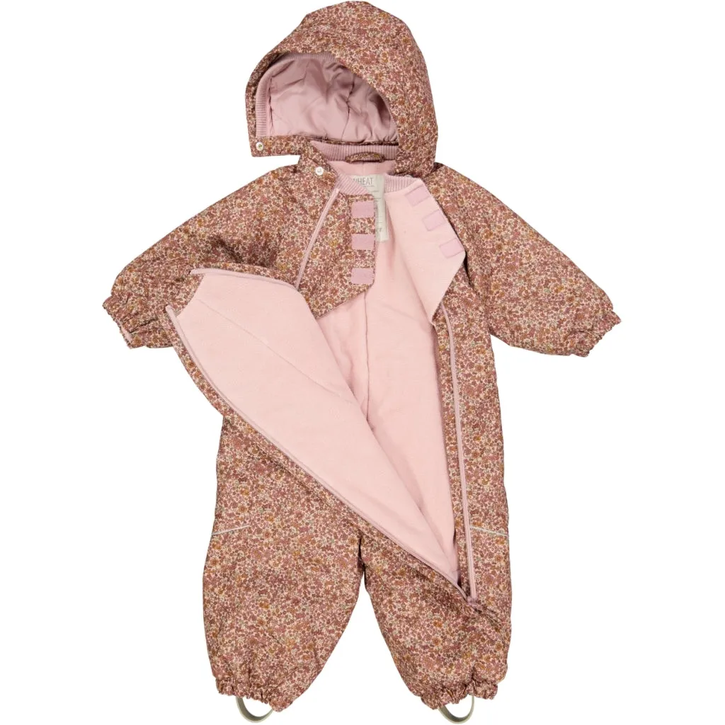 Snowsuit Adi Tech - wood rose flowers
