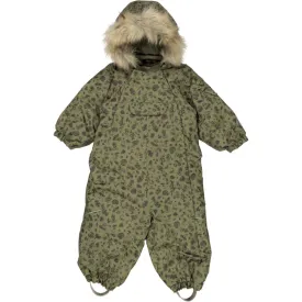 Snowsuit Nickie Tech - winter green forest