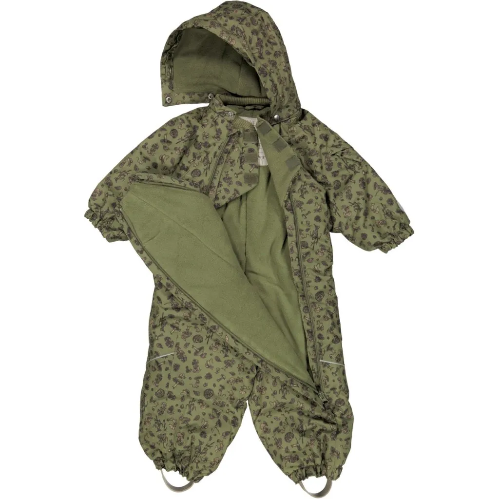 Snowsuit Nickie Tech - winter green forest